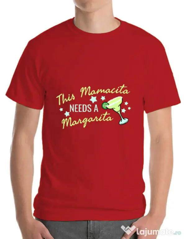 Tricou ADLER barbat Mamacita Rosu
