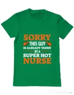 Tricou ADLER barbat This guy is taken Verde mediu