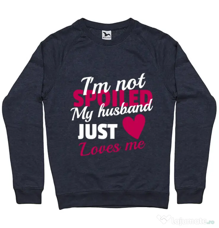 Bluza ADLER barbat I’m not spoiled Denim inchis