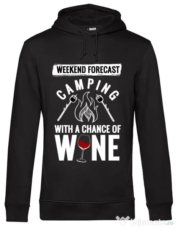 Hoodie barbat cu gluga Weekend forecast Negru