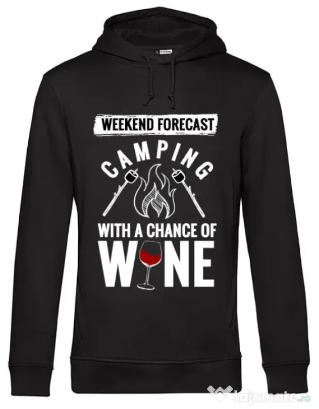 Hoodie barbat cu gluga Weekend forecast Negru
