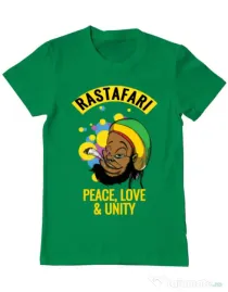 Tricou ADLER barbat Rastafari Verde mediu