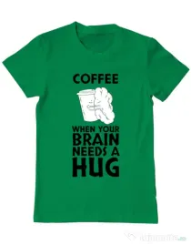 Tricou ADLER barbat Coffee Verde mediu