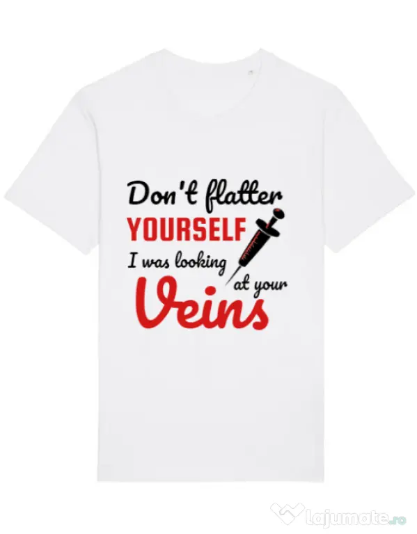 Tricou STANLEY STELLA barbat Don’t flatter yourself Alb
