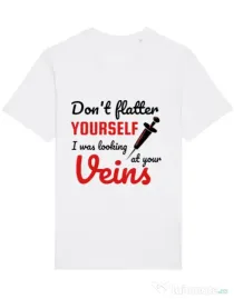 Tricou STANLEY STELLA barbat Don’t flatter yourself Alb