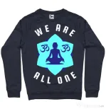 Bluza ADLER barbat We are all one Denim inchis