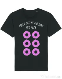 Tricou STANLEY STELLA barbat Awesome sixpack Negru