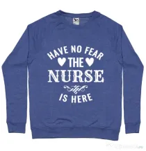 Bluza ADLER barbat The nurse is here Albastru melanj