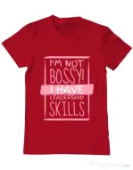 Tricou ADLER barbat I’m not bossy Rosu