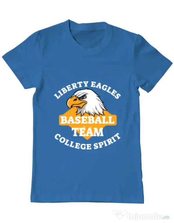 Tricou ADLER barbat Liberty eagles Albastru azuriu