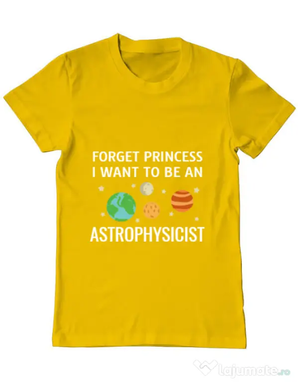 Tricou ADLER barbat Forget Princess Galben