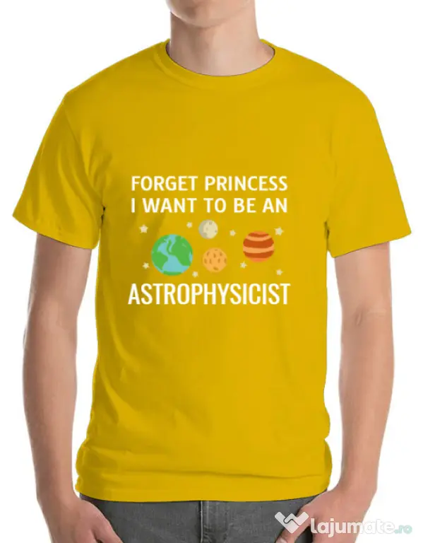Tricou ADLER barbat Forget Princess Galben