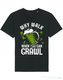 Tricou STANLEY STELLA barbat Why walk Negru