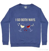 Bluza ADLER barbat I go both ways Albastru melanj