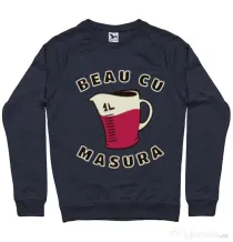Bluza ADLER barbat Beau cu masura Denim inchis