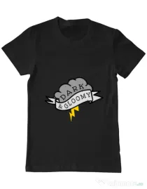 Tricou ADLER barbat Dark and gloomy Negru