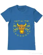 Tricou ADLER barbat Not in the mood Albastru azuriu