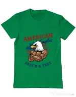 Tricou ADLER barbat American eagles Verde mediu
