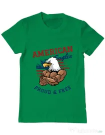 Tricou ADLER barbat American eagles Verde mediu