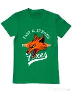 Tricou ADLER barbat Fast and strong Verde mediu