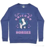Bluza ADLER barbat Just a unicorn Albastru melanj