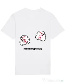 Tricou STANLEY STELLA barbat Wanna fight about it Alb