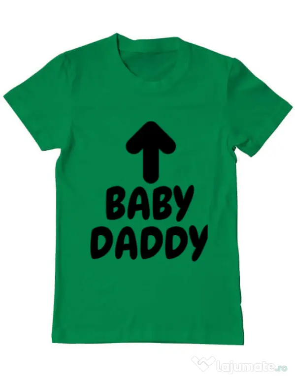 Tricou ADLER barbat Baby daddy Verde mediu