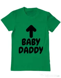 Tricou ADLER barbat Baby daddy Verde mediu