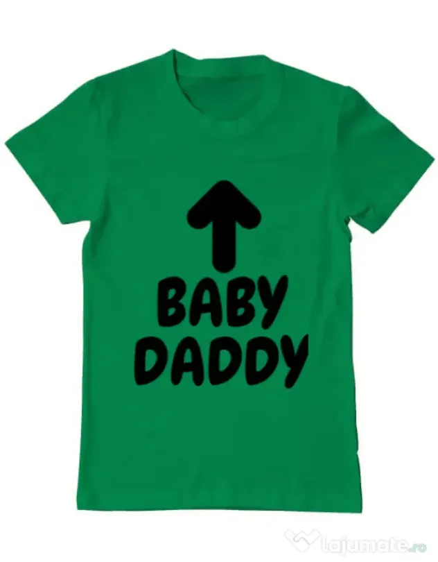 Tricou ADLER barbat Baby daddy Verde mediu
