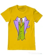 Tricou ADLER barbat Gentleman suit Galben