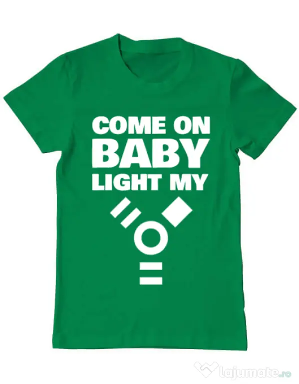Tricou ADLER barbat Come on baby Verde mediu