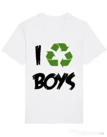 Tricou STANLEY STELLA barbat I recycle boys Alb
