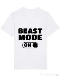 Tricou STANLEY STELLA barbat Beast mode Alb
