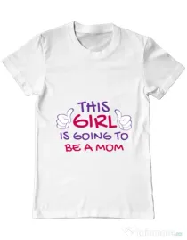 Tricou ADLER barbat Future Mom Alb