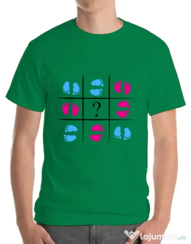 Tricou ADLER barbat Baby Steps Verde mediu