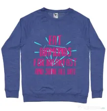 Bluza ADLER barbat Eat diamonds Albastru melanj