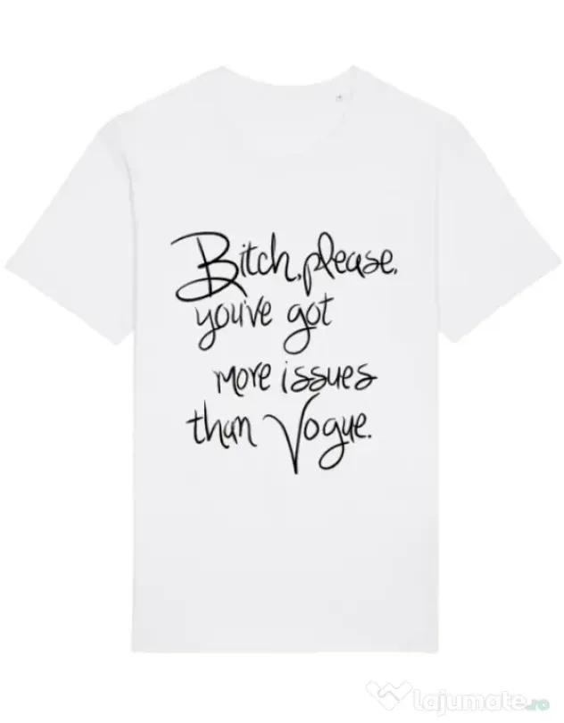 Tricou STANLEY STELLA barbat Vogue issues Alb