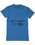 Tricou ADLER barbat Yves saint laurent Albastru azuriu