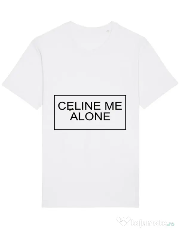 Tricou STANLEY STELLA barbat Celine me alone Alb