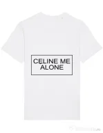 Tricou STANLEY STELLA barbat Celine me alone Alb