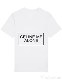 Tricou STANLEY STELLA barbat Celine me alone Alb