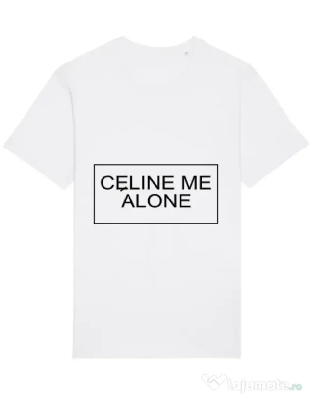 Tricou STANLEY STELLA barbat Celine me alone Alb