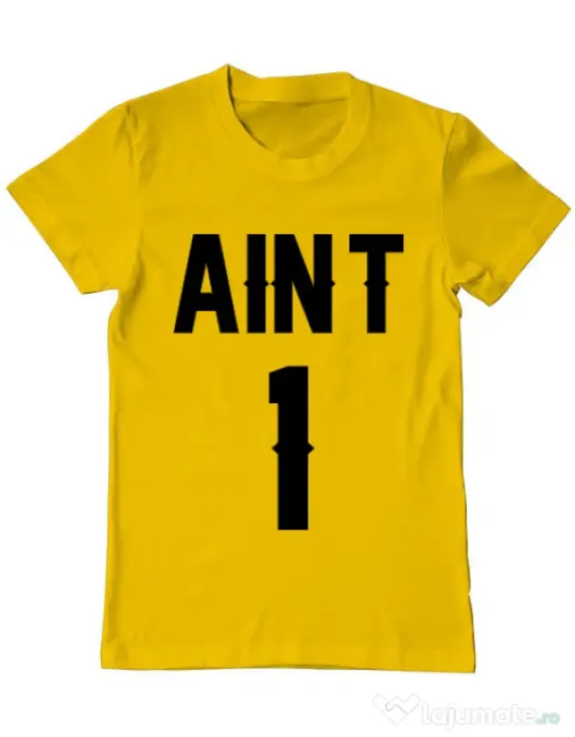 Tricou ADLER barbat Ain t one Galben