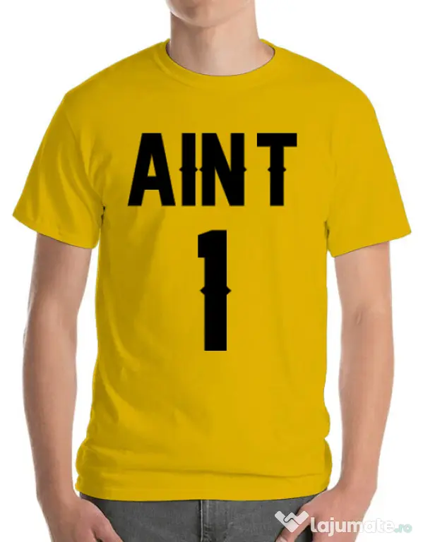 Tricou ADLER barbat Ain t one Galben