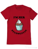 Tricou ADLER barbat Her studmuffin Rosu