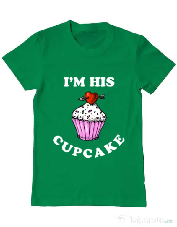 Tricou ADLER barbat His cupcake Verde mediu