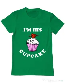 Tricou ADLER barbat His cupcake Verde mediu