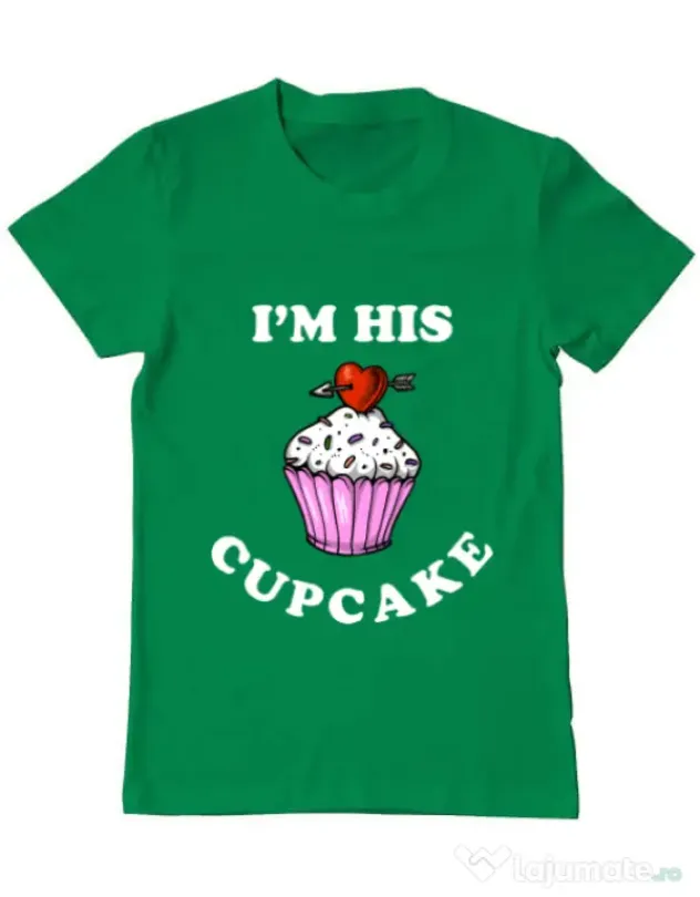 Tricou ADLER barbat His cupcake Verde mediu