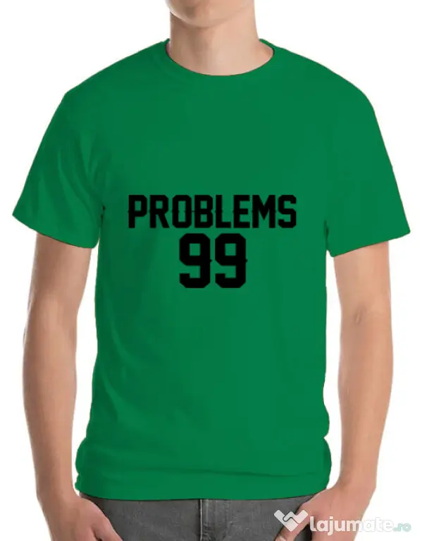Tricou ADLER barbat 99 Problems Verde mediu
