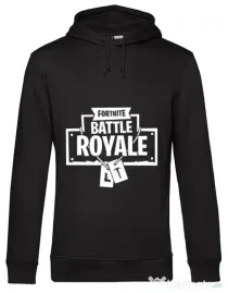 Hoodie barbat cu gluga Battle royale Negru